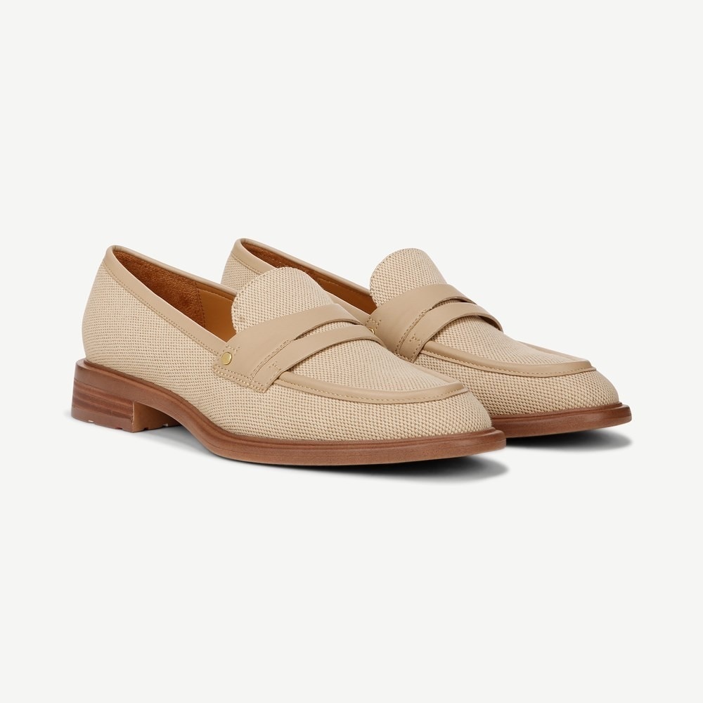 NEW Franco Sarto Edith 2 Penny Loafer Ecru size 10